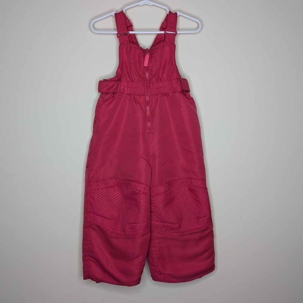 Cherokee Pink Snowsuit Snow Bibs 18m